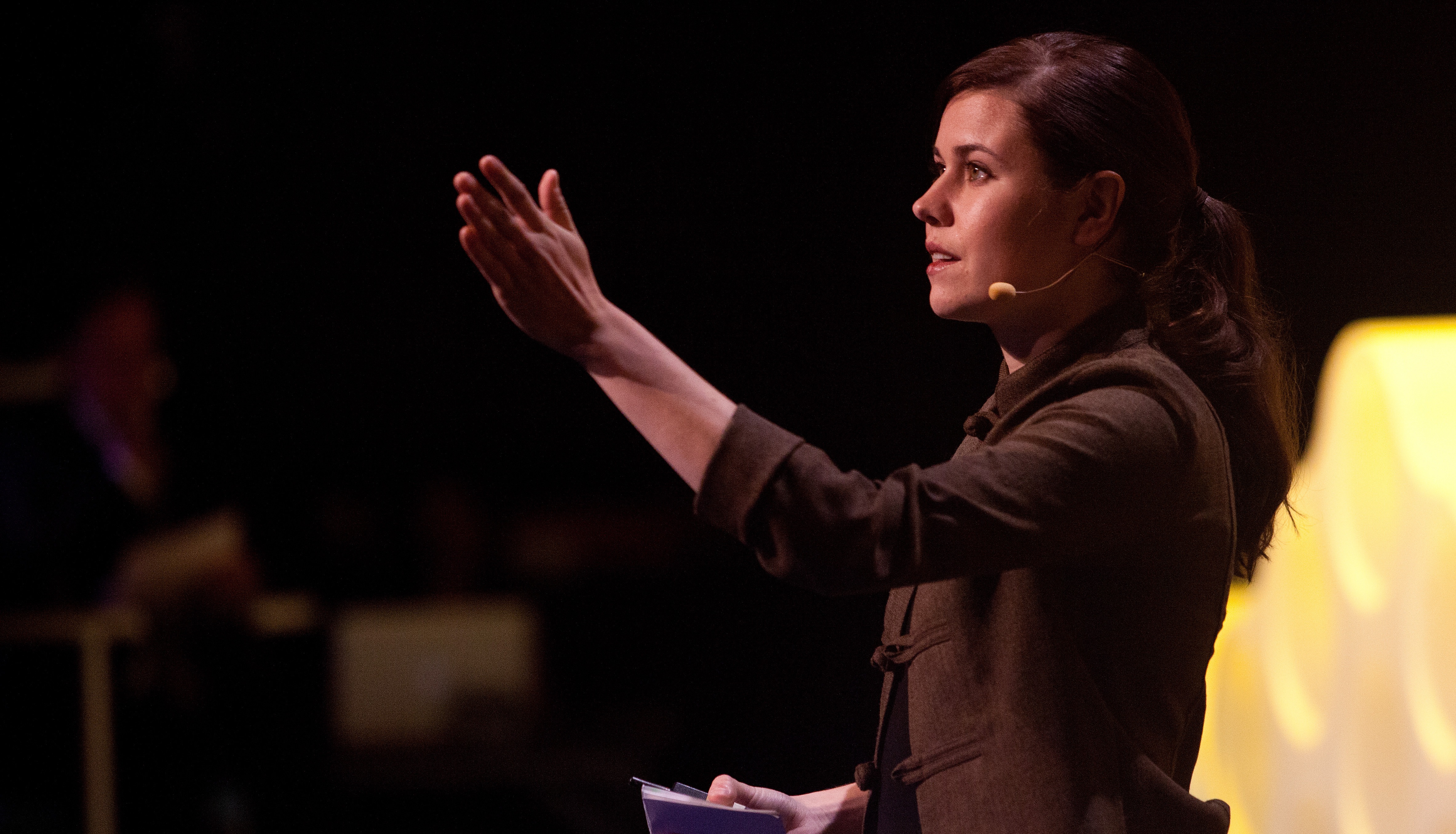 Caitria O'Neill speaking at Chicago Ideas Week, 2013.